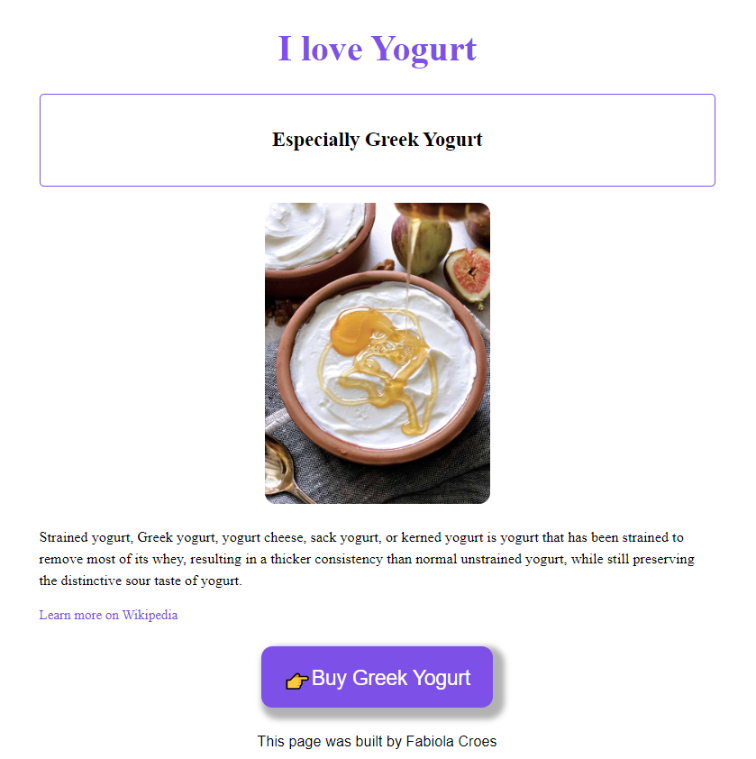 Yogurt Project Preview